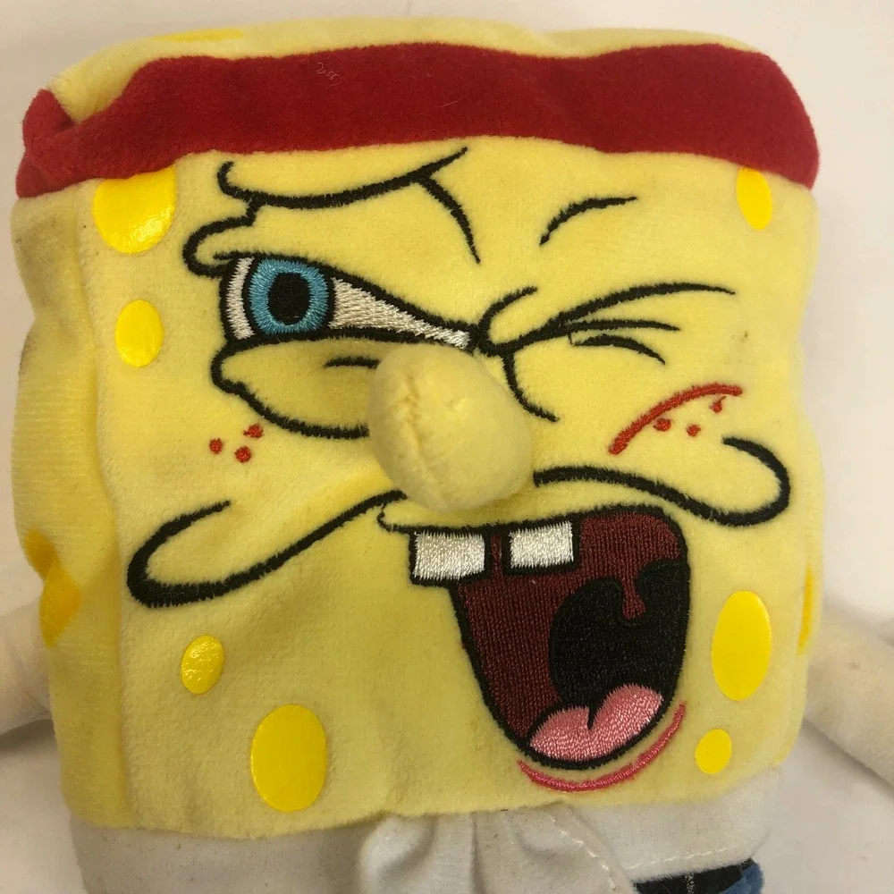 TY Captain SpongeBob Pirate‎ Plush 2008 Nickelodeon Stuffed Toy